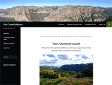 Tablet Screenshot of fishcreekoutfitters.com